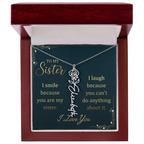 Sister's Name Necklace Personalized