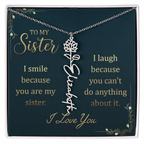 Sister's Name Necklace Personalized