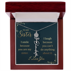 Sister's Name Necklace Personalized