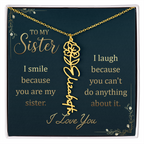 Sister's Name Necklace Personalized