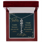 Sister's Name Necklace Personalized