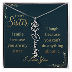 Sister's Name Necklace Personalized