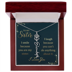 Sister's Name Necklace Personalized