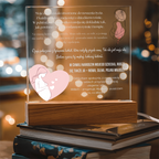 afirmacje porodowe LED światełka