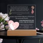 afirmacje porodowe LED światełka