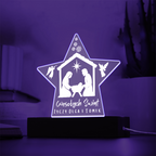 Star LED Christmas gift, personalized