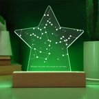 Printed Acrylic LED Star Plaque (Personalized)