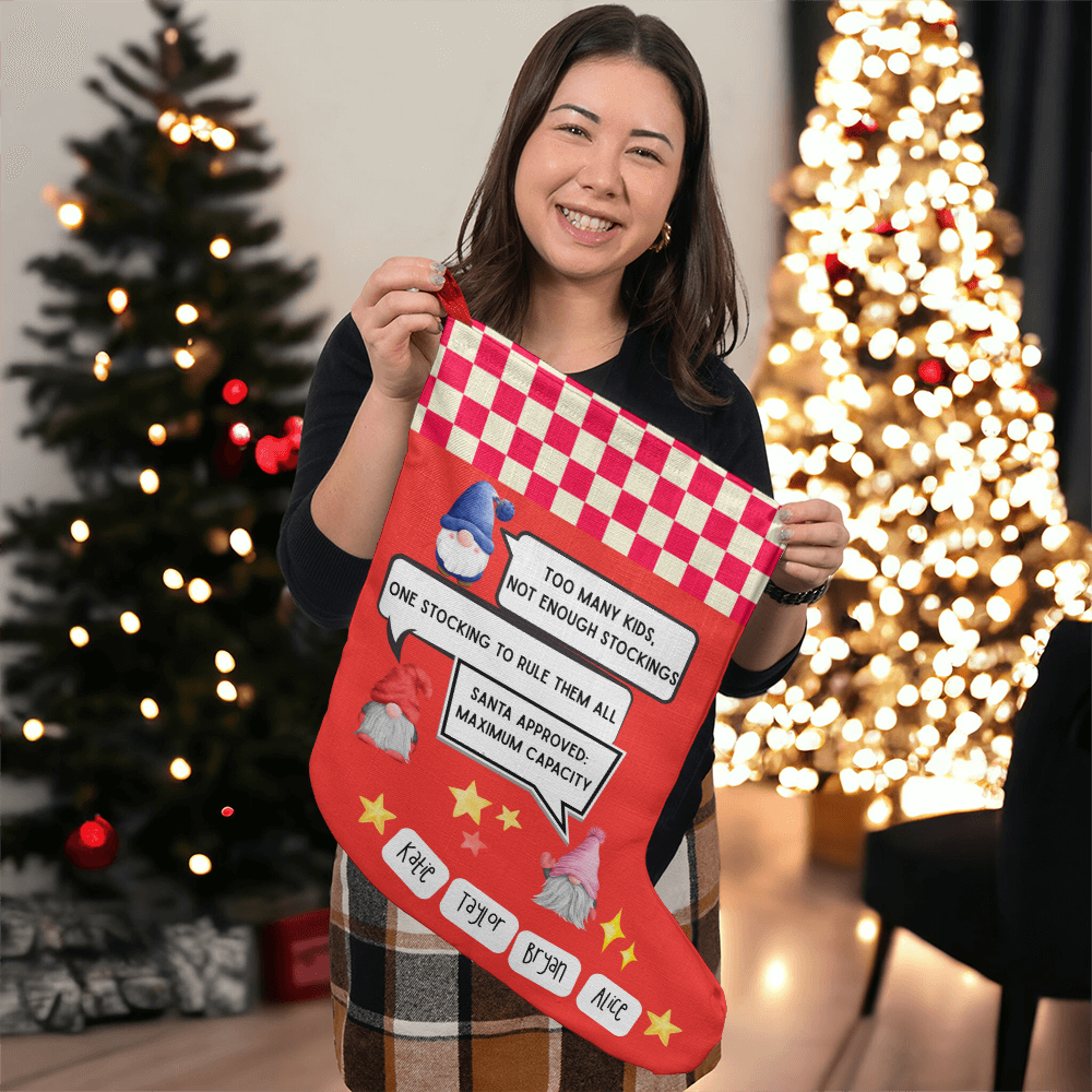Funny Giant Stocking for All the kids, Personalized