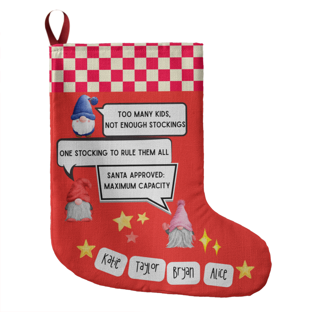 Funny Giant Stocking for All the kids, Personalized