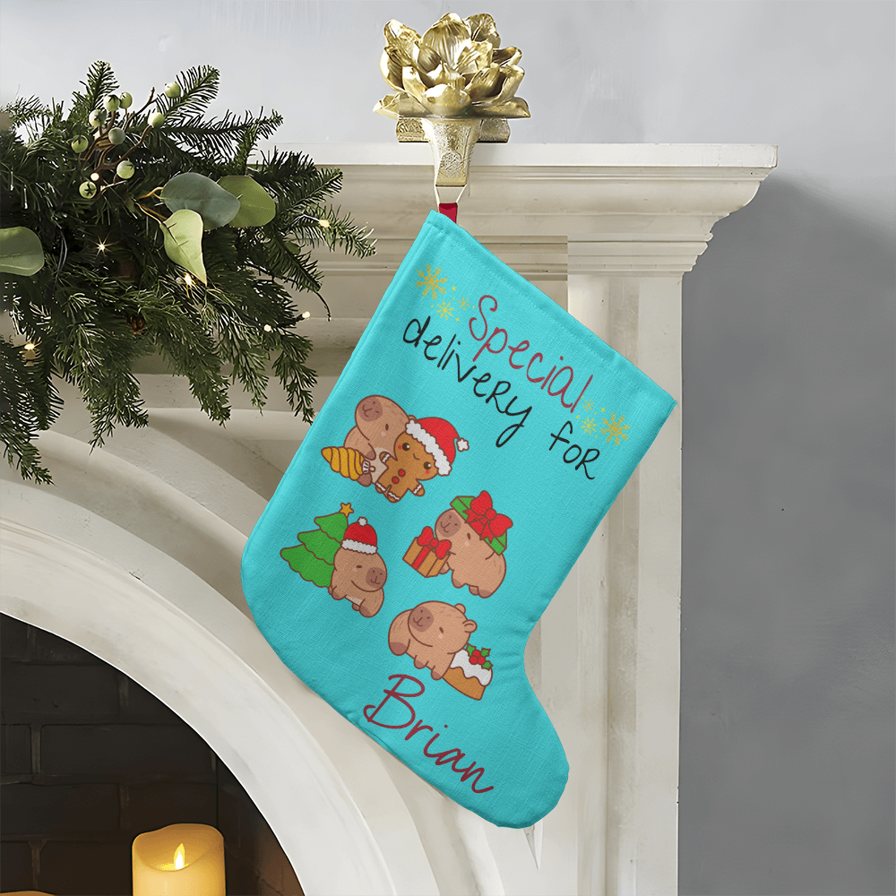 Capybara Giant Personalized Stocking