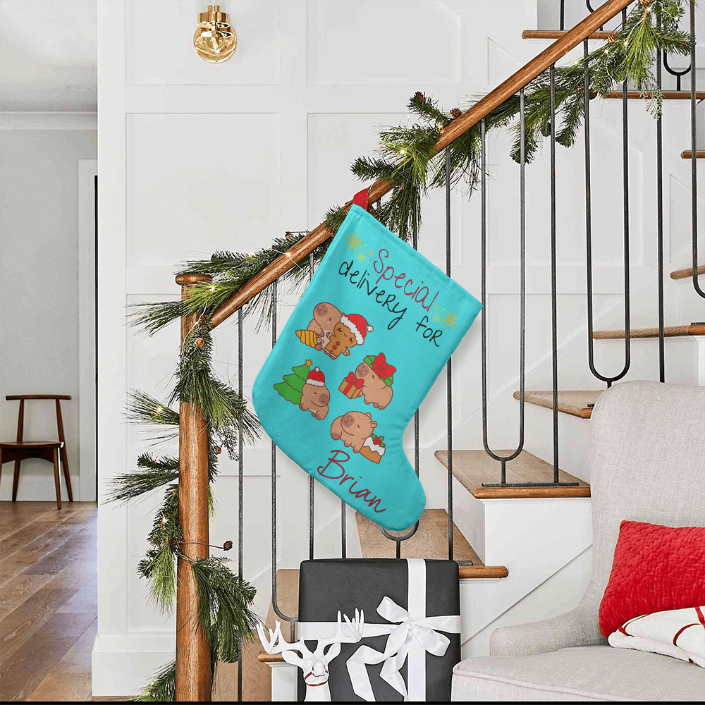 Capybara Giant Personalized Stocking