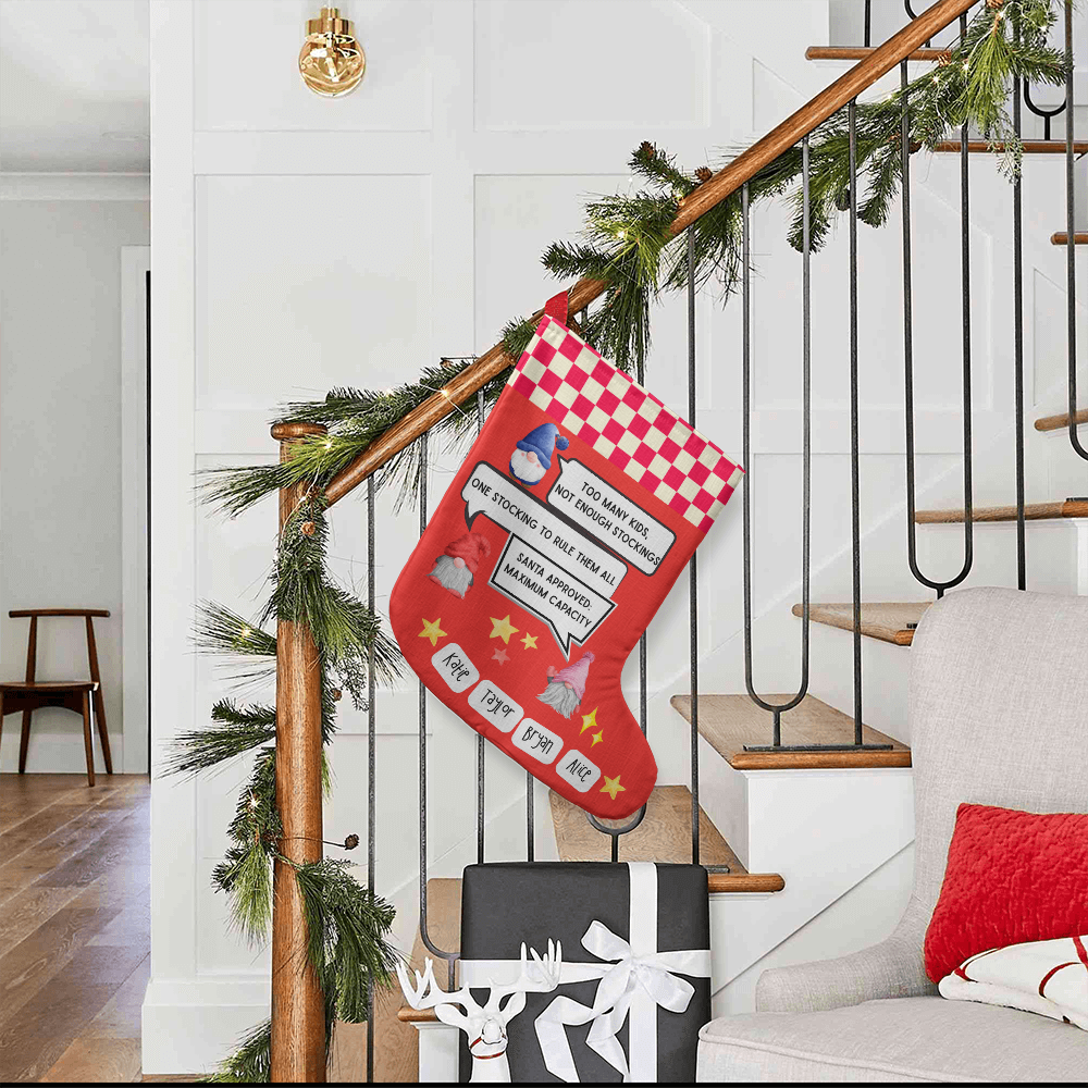 Funny Giant Stocking for All the kids, Personalized