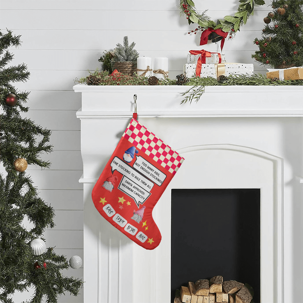 Funny Giant Stocking for All the kids, Personalized