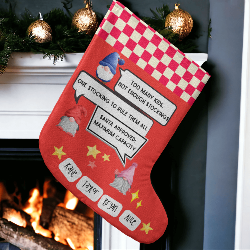 Funny Giant Stocking for All the kids, Personalized
