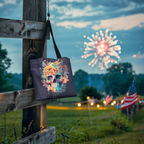 Dia de los muertos black tote bag