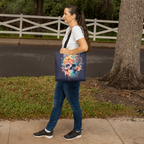 Dia de los muertos black tote bag