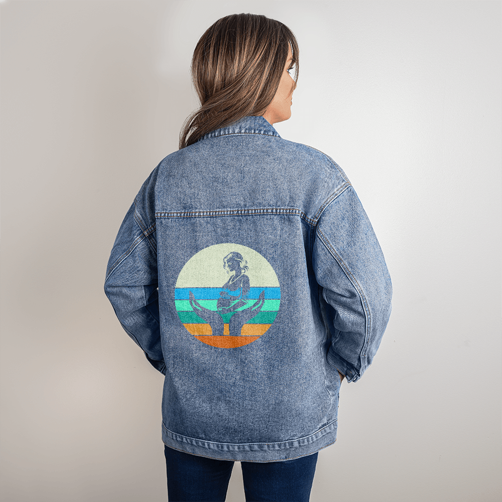 Denim Jacket for a Birth Worker