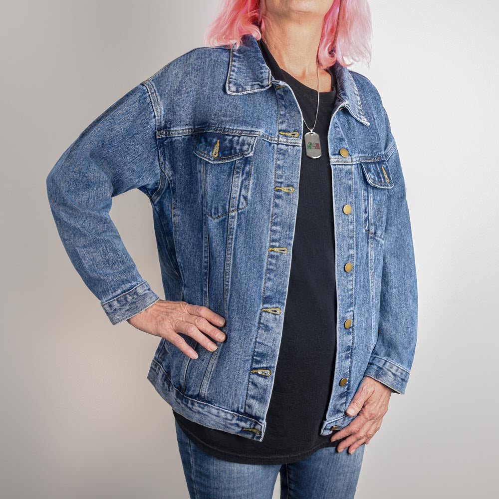Denim Jacket for a Birth Worker