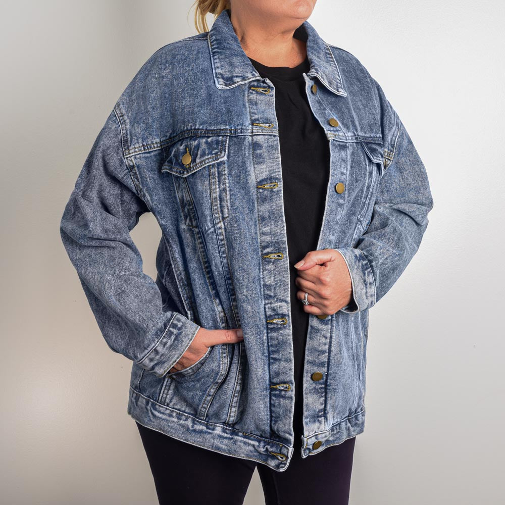 Denim Jacket for a Birth Worker