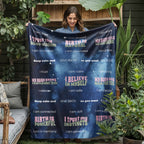 affirmations blanket for pregnancy and birth