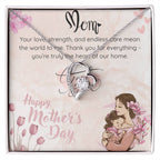 Heart of Our Home Necklace for Mom