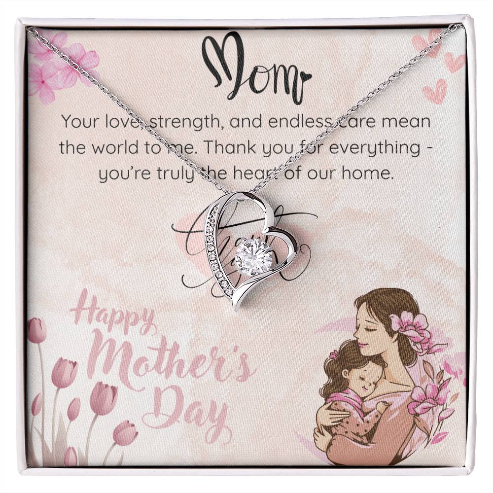 Heart of Our Home Necklace for Mom