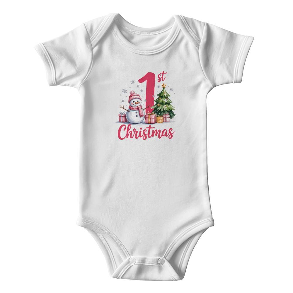 first christmas baby onesie bodysuit