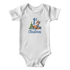 First Christmas Blue baby Gerber Onesies®