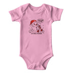 baby onesie - just a meltdown - pink color