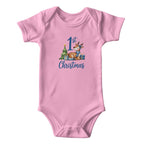 First Christmas Blue baby Gerber Onesies®