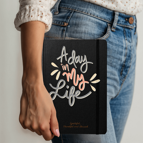 A day in my life journal black