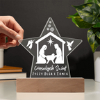 Star LED Christmas gift, personalized