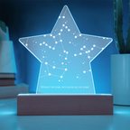 Acrylic LED Plaque with stars