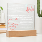 pregnancy affirmations LED lights