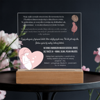 afirmacje porodowe LED światełka