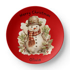 personalized christmas plate for a child