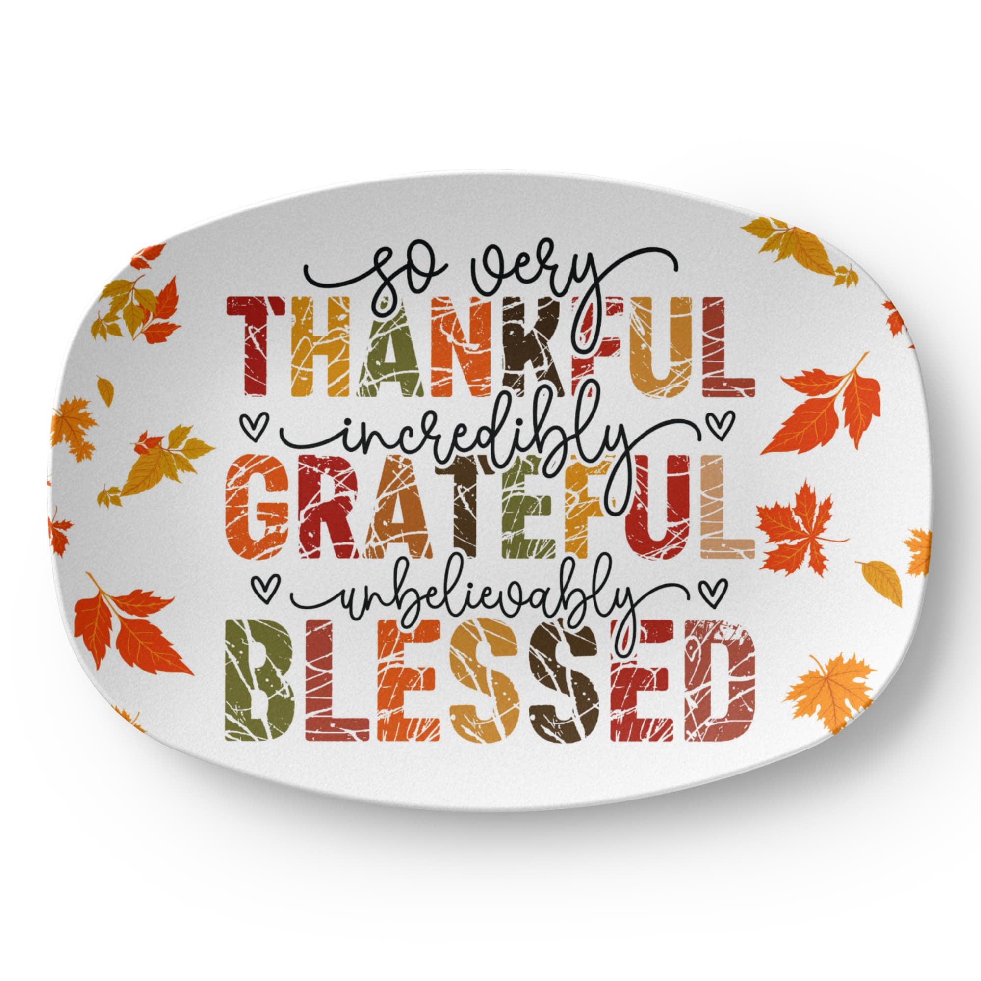 family dinner platter for thanksgiving