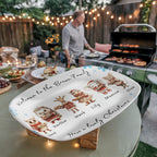 personalized Christmas family platter