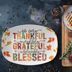 family dinner platter for thanksgiving