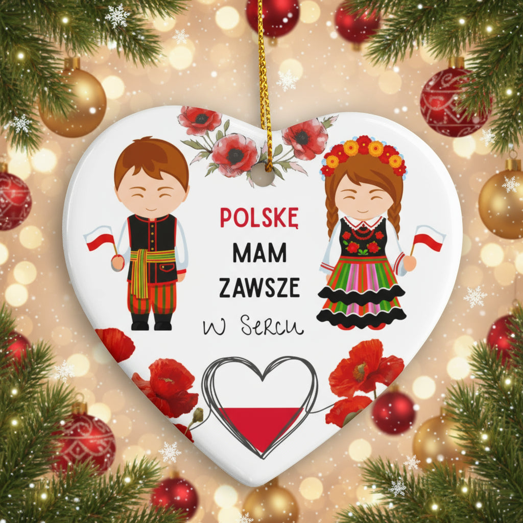 Polish heritage Christmas ornament