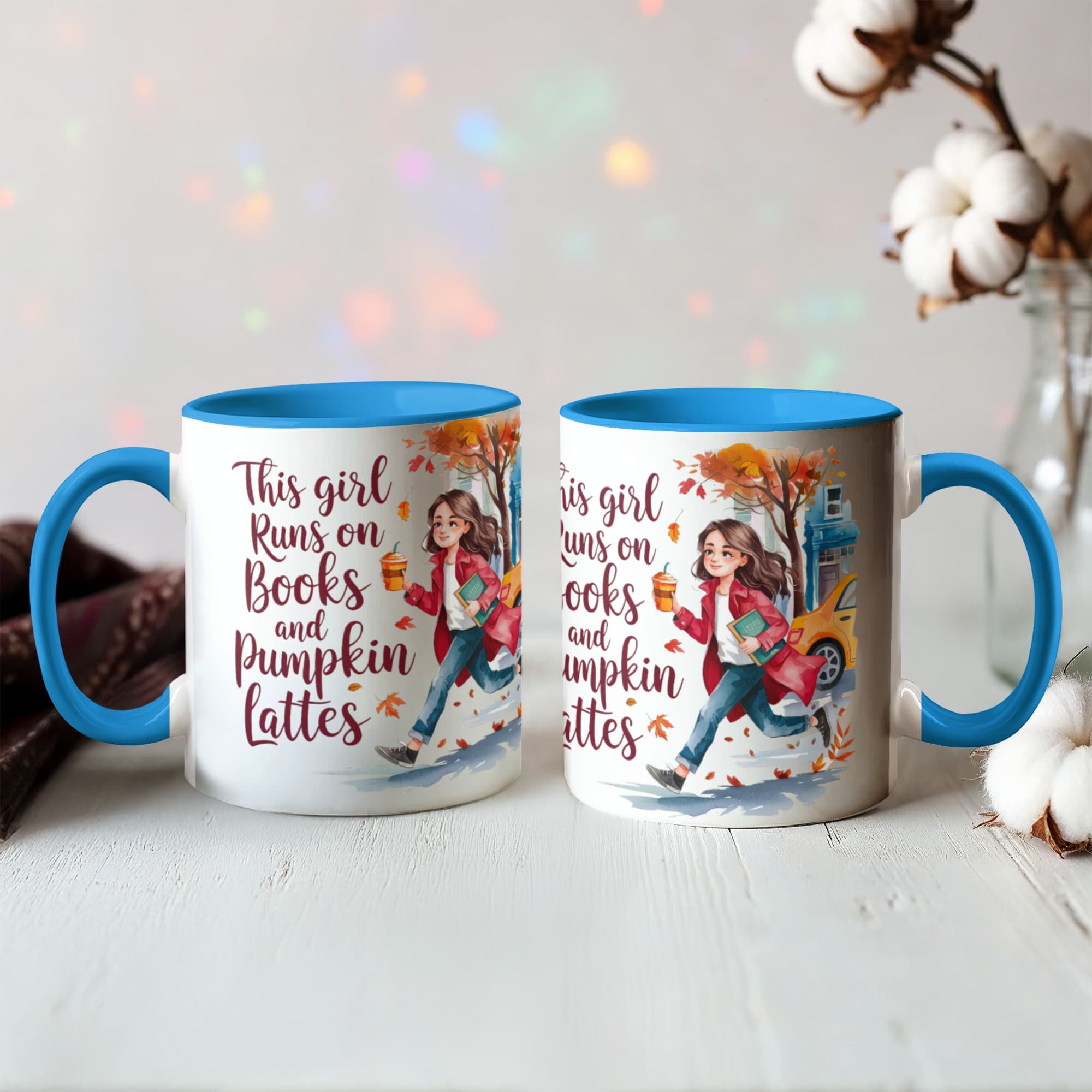 My Favorite Season Mug, Cozy Fall Book Lover Gift