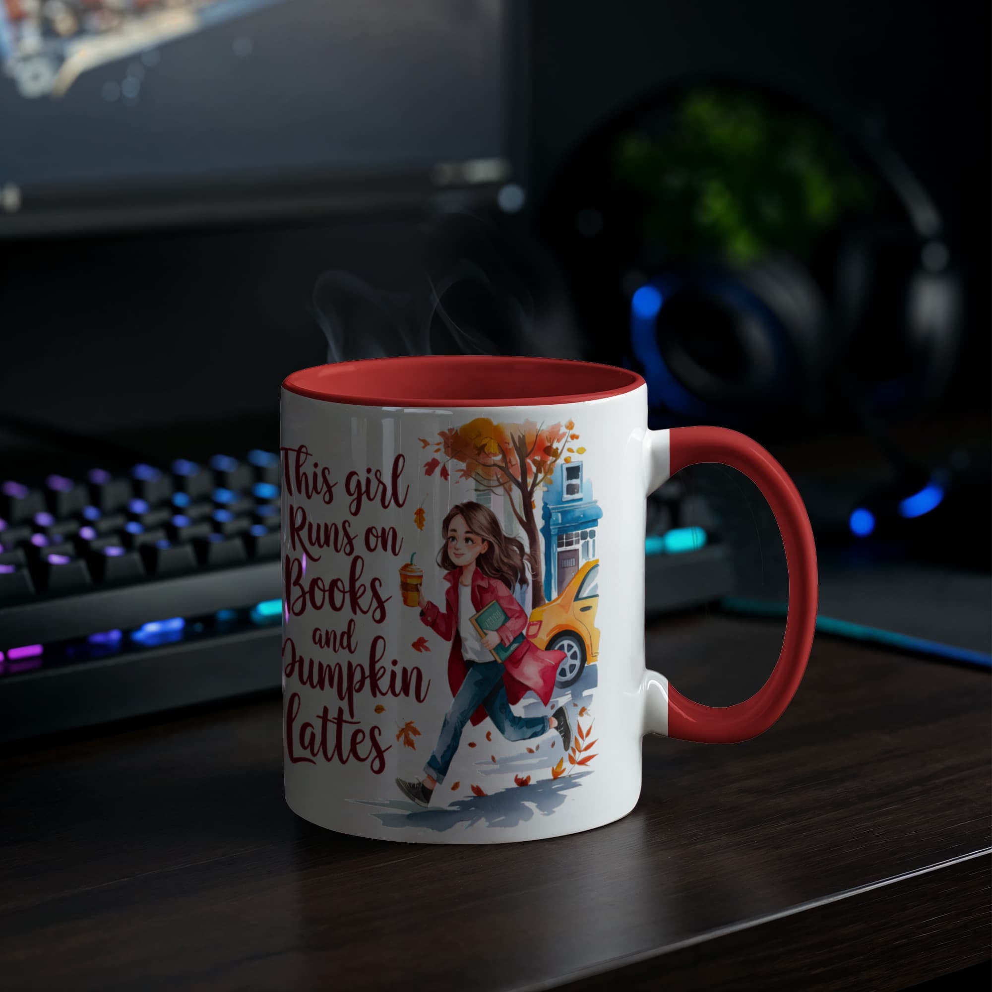 My Favorite Season Mug, Cozy Fall Book Lover Gift