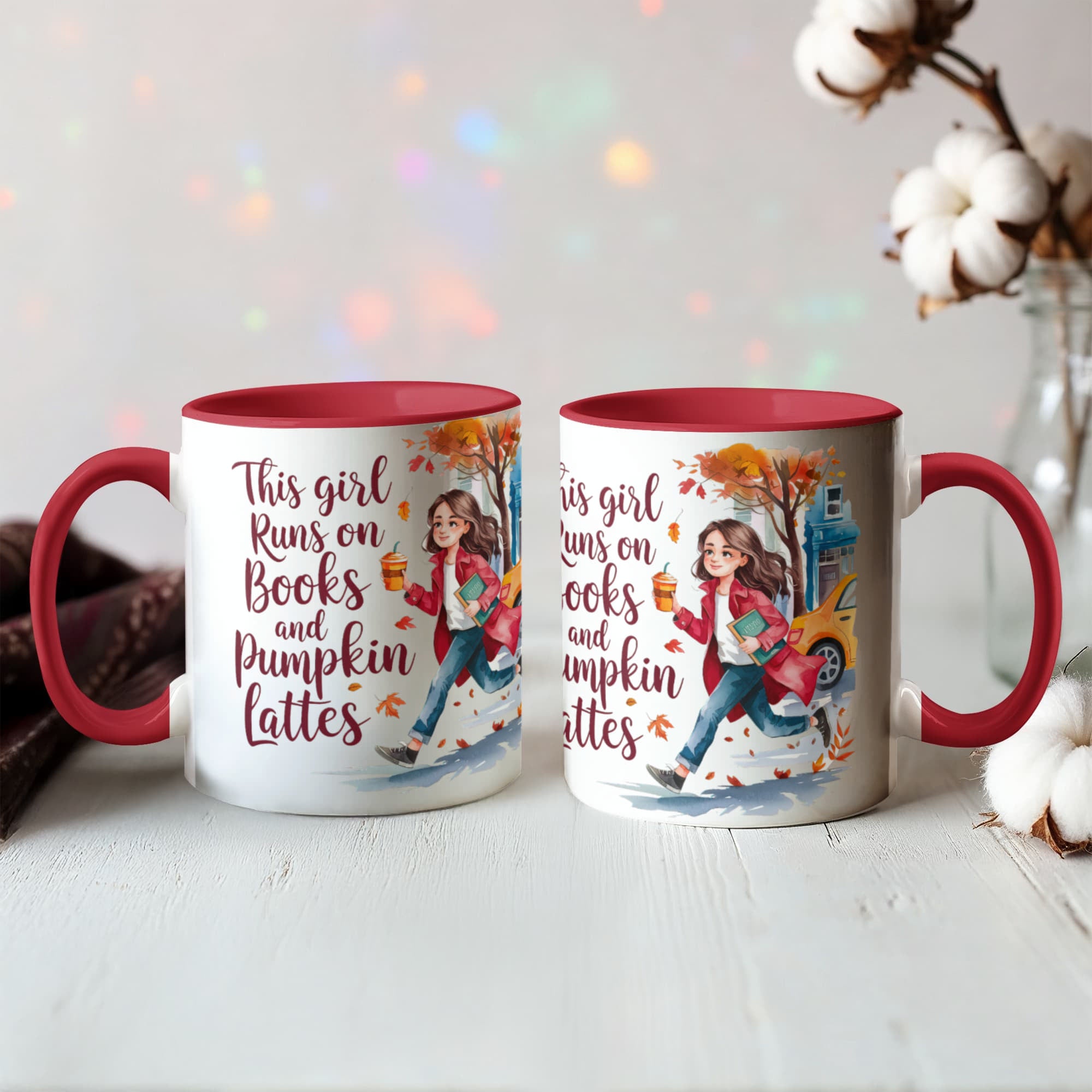 My Favorite Season Mug, Cozy Fall Book Lover Gift
