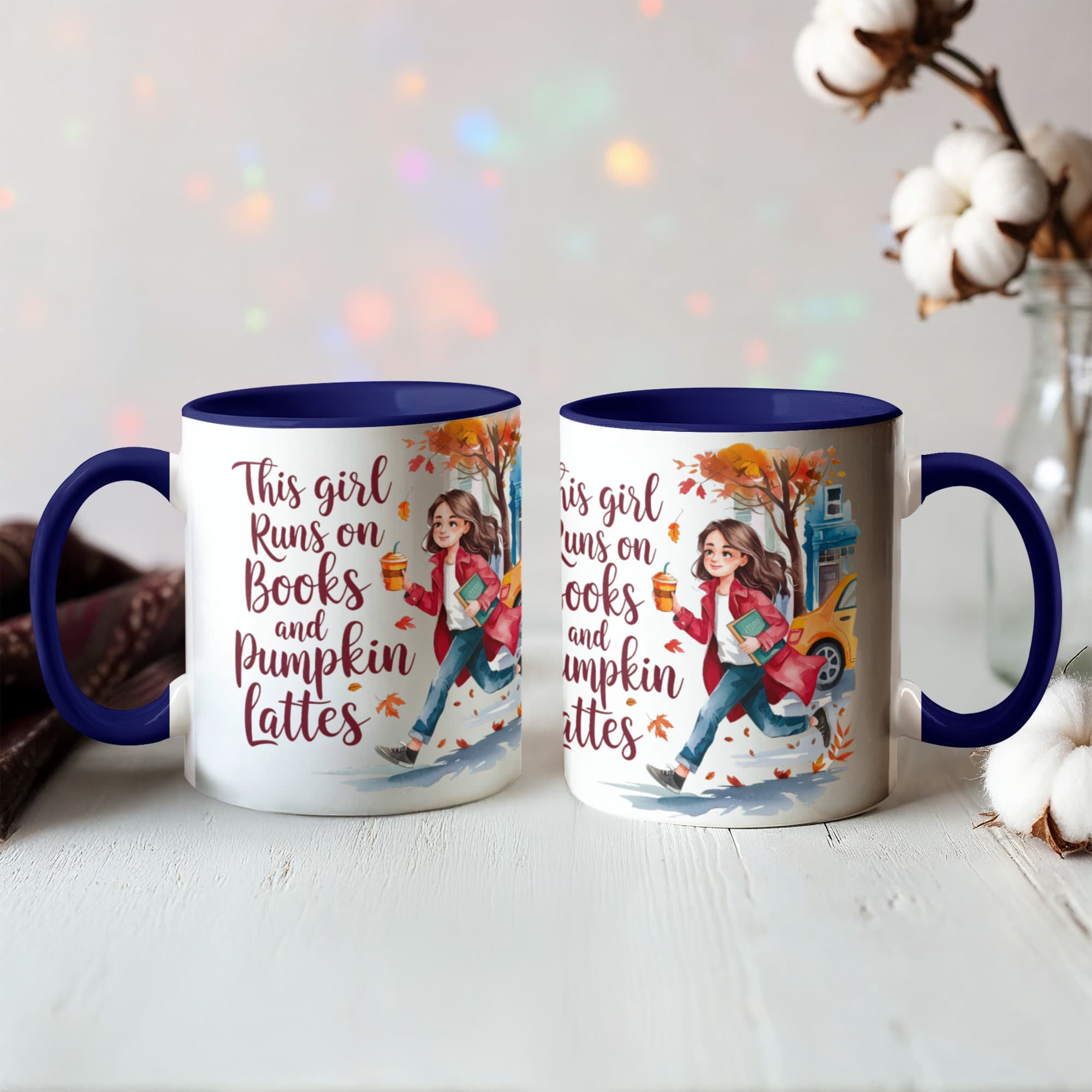 My Favorite Season Mug, Cozy Fall Book Lover Gift