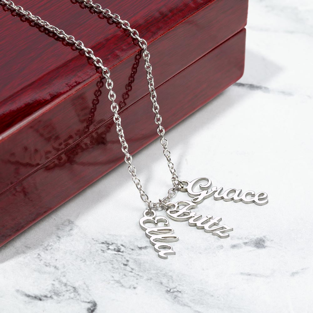 Your Family Members Names (up to 4 names) Necklace