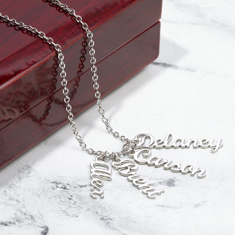 Your Family Members Names (up to 4 names) Necklace