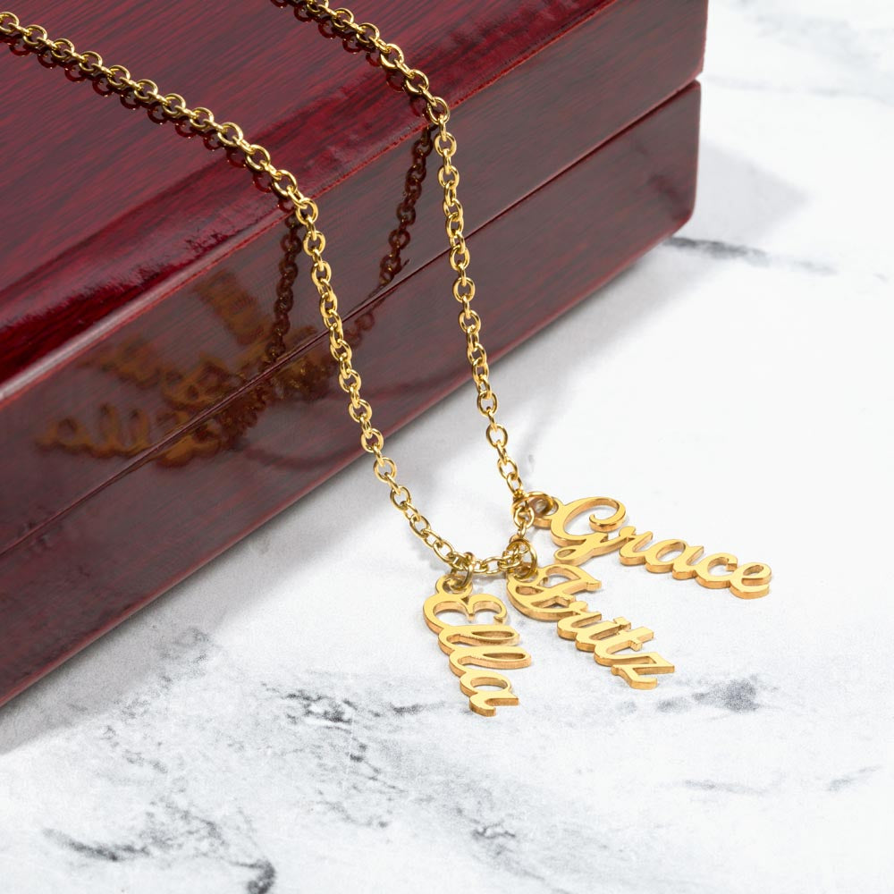 Your Family Members Names (up to 4 names) Necklace