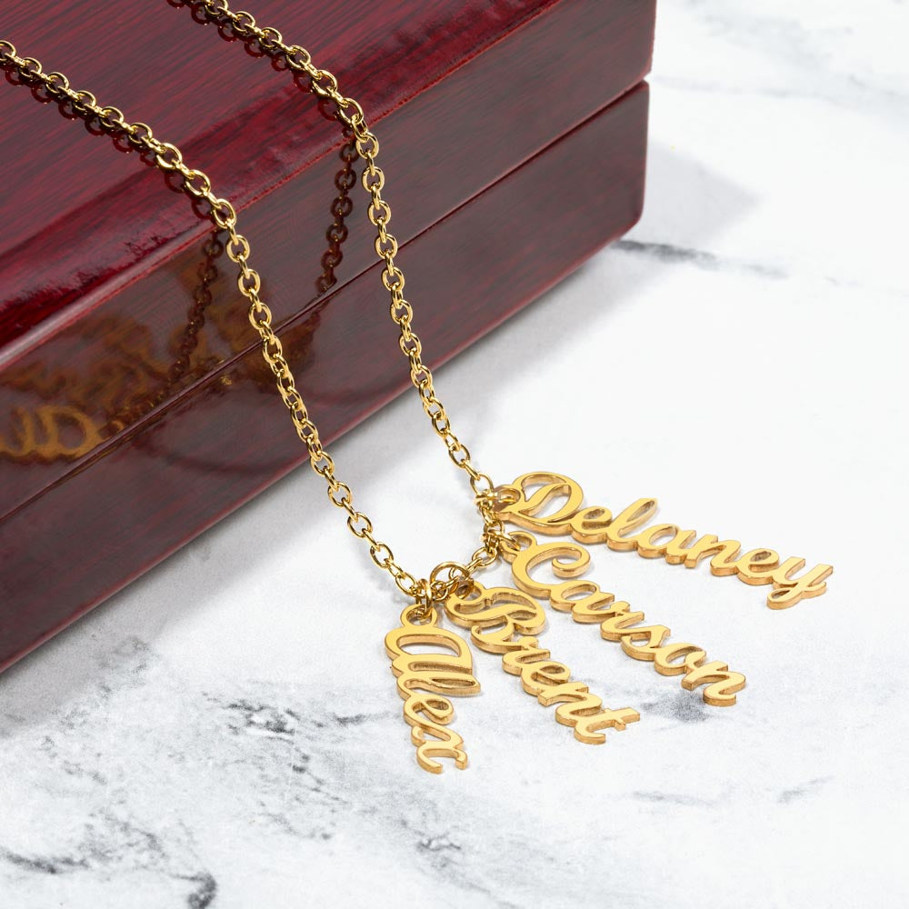 Your Family Members Names (up to 4 names) Necklace