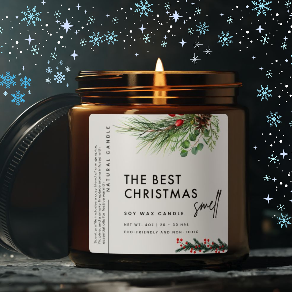 the best christmas smell natural candle simple gift