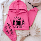 Hoodie for a Doula Pink